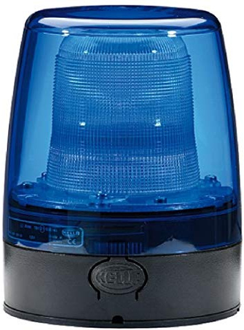 HELLA 9EL 863 100-051 Lichtscheibe, Rundumleuchte - blau- für Feuerwehr - Polizei - Rettungswagen