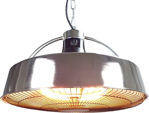 Aktobis Decken-Heizstrahler, Balkonheizer, Zeltheizer WDH-210S (Silbergrau + bis 2.100 Watt + Geringe Blendwirkung)