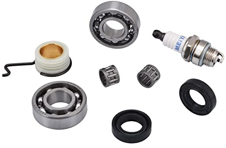 Cancanle Kurbel Kurbelwelle Ball Nadellager Öl Dichtung Wurm Zahnrad Set für STIHL 021 023 025 MS210 MS230 MS250 Kettensägen