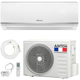 Pack Acondicionador de aire AIRTON - A instalar uno mismo - 2500W - Readyclim 4M - WIFI - 409730LFW
