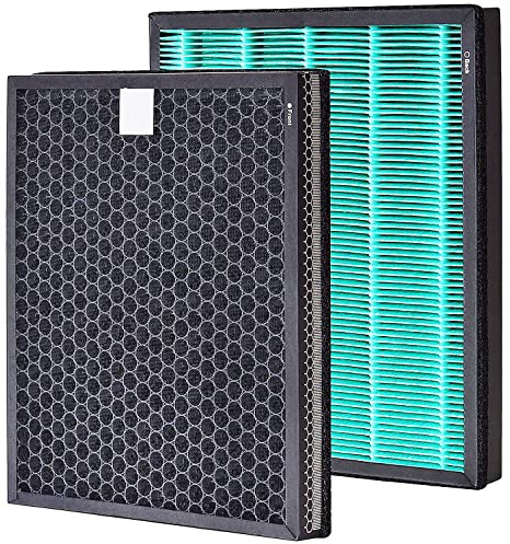 Laukowind for Coway Airmega 300S Air Purifier Replacement Filter Smart Technology - Compatible with Laukowind 300 / Max 2 True Filters, Activated Carbon 2-in-1 Filter, Part NO.3111635