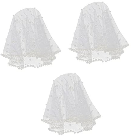 Parliky 3stücke Brautschleier Mit Perlen Elegantes Hochzeitszubehör Für Braut Für Hochzeiten Fotoshootings Und Besondere Anlässe Strapazierfähig Und Haarfreundlich