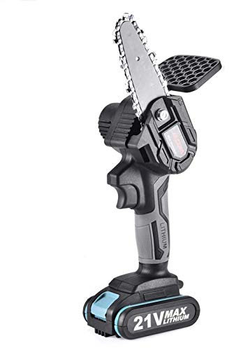 Mini Electric Chainsaw Cordless Handheld Pruning Saw Portable Lithium Battery Wood Cutter Home Garden Logging Power Tool