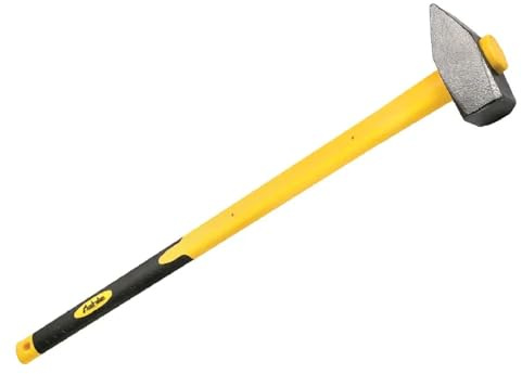 La zappa Mazza tedesca con manico lungo 91 cm realizzato in fibra di vetro e gomma (5 kg)