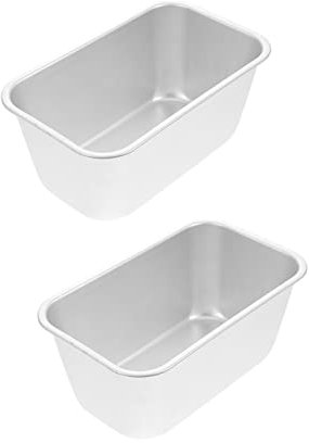 MAGICLULU 2stücke Toastbackform Aus Aluminiumlegierung Brotbackformen Mit Polierten Kanten Backformen Für Toast Kuchenformen Kastenform Für Bäckerei Und Küche