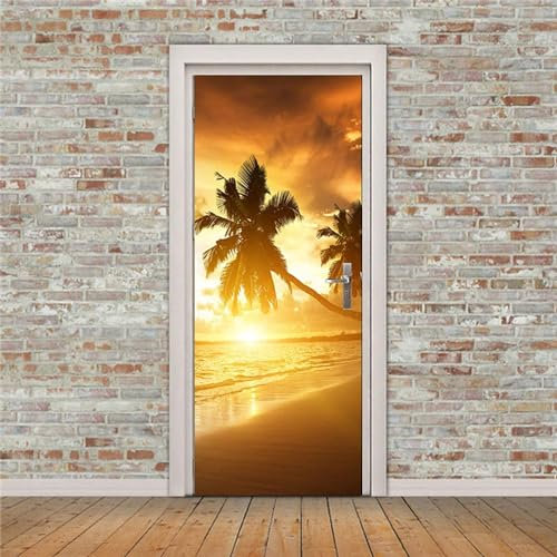 Türaufkleber Türtapete Türbilder Türposter Selbstklebend 3D 77 X 200 Cm Pvc Wasserdicht Abnehmbare Wandbilder Für Schlafzimmer Haus Bad Wc Büro Dekoration - Türwandaufkleber -214152-55850
