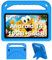 DMOAO Tablet Bambini 7 Pollici, Tablet Android 14 con 5G Wi-Fi 6, 10GB RAM+64GB ROM(TF 1TB), Controllo Parentale, Widevine L1, Octa-Core, 3500mAh, BT 5.0,per Bambini con EVA Caso, Blu