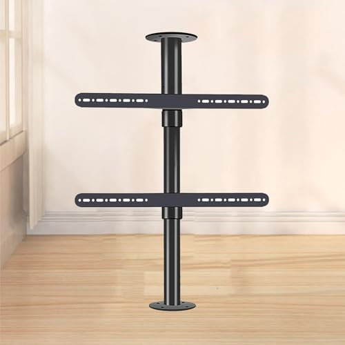 ENJOYOU LCD-TV, 360 Grad drehbarer Rahmen, Bodenständer, Trennwand, drehbares Gestell, drehbarer TV-Schrank, drehbarer Sockel, verstellbare TV-Halterung, passend für 32-75-Zoll-LED-Bildschirme (110