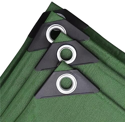 Telone impermeabile 3 x 4 m, resistente, per mobili da esterno, roulotte, verde e di grandi dimensioni, per campeggio e protezione