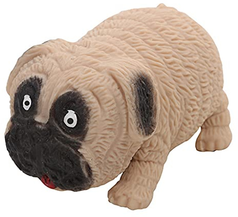 Wegiwuca Pug Dog Sensory Zappet Dekompression Spielzeug Interaktiver Stressabbau Neuheit Spielzeug Zappel Set Push Vent Sensorisches Zappel Spielzeug Pushpop Blase Sensory Toy Stress