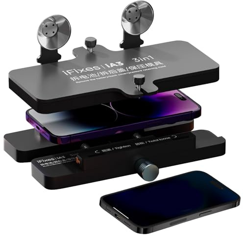 Telefon skärmavskiljare tång - justerbar bakelit klämma | verktyg för att öppna och reparera baksidan av smartphones, professionellt tillbehör för tekniker och fans