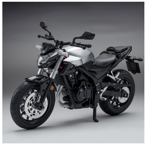 1:12 För CBF 400 CBF400 Motorcykelmodell I Die-cast-stil Present Till Pojkvän Motorcykelsamling(Silver)