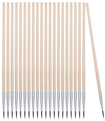 OFFSCH Lot de 24 Brosses Pollinisatrices pour Plantes Poils Fins 15 CM Outil de Pollinisation Réutilisable en Plastique pour Jardin Fruitier Potager Fleurs et Légumes en Serrage