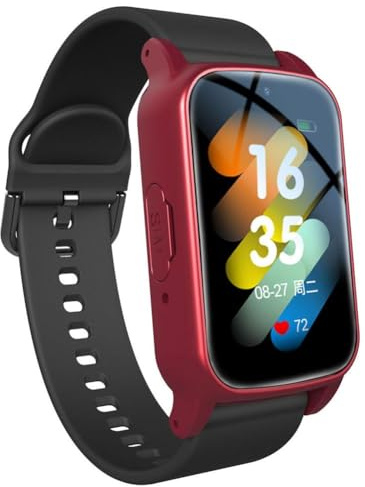 Reloj inteligente de detección de caídas para personas mayores con seguimiento GPS y llamada de emergencia SOS, reloj de fitness con videollamada HD con monitor de frecuencia cardíaca/presión arterial
