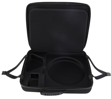 Jeffergarden Borsa da Viaggio Satellitare Rettangolare Custodia Rigida Custodia da Trasporto Leggera Portatile per Accessori Satellitari Rettangolari Mini Parabola
