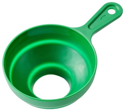 Embudo de cocina de silicona, embudo plegable de cocina pequeño, boca ancha para uso en cocción y horneado de aceite de mermelada en polvo líquido (verde)