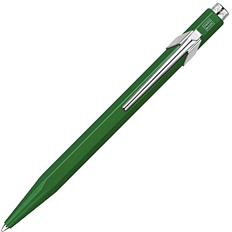 CARAN d'ACHE - Kugelschreiber 849 aus Metall - Grün, 1 Stück (1er Pack)