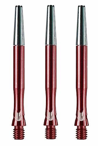 Target Top Spin S-Line Shafts MED Rot, 3 Stück