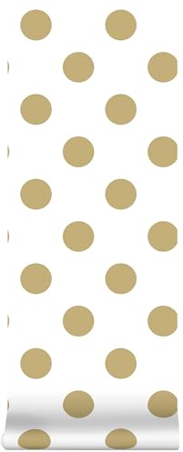Superfresco Easy Gold Metallic Prickig Lyxig Touch Klistra Väggtapeten