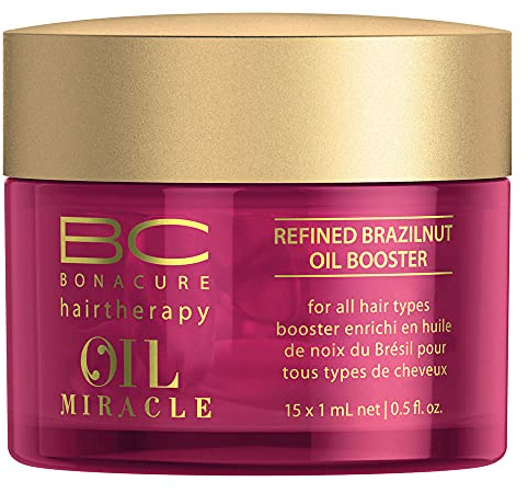 Schwarzkopf Professional BC Oil Miracle Refined Brazilnut Booster, 1er Pack (1 x 15 ml) Unparfümiert