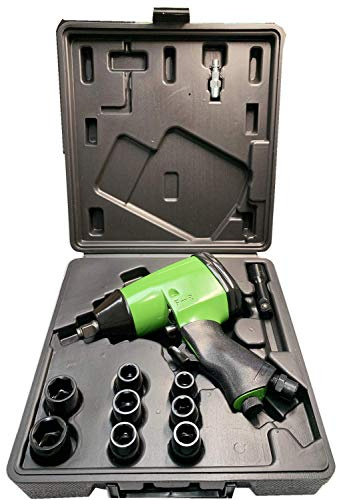 Dynamic Power 1/2 Air Impact Wrench KIT (4 position power settings), 240ft-lb. of torque, provides power to remove most lug nuts (Rocking dog mechanism), D312126K