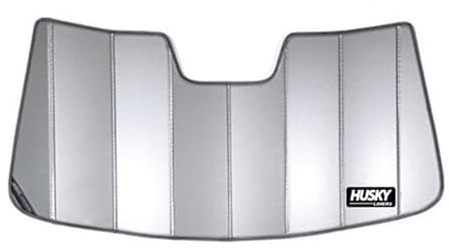 Husky Liners Custom Fit Sunshade | Fits 2015-2024 Ford F-150 (22-24 Lightning SuperCrew) 2017-2024 F-250, F-350 | Sunshade, 1-pc Silver - 97007