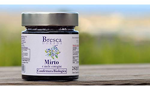Vasetto x 230 gr - Confettura bio di mirto prodotta dagli artigiani di Bresca Doarda, Muravera