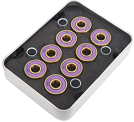 Cuscinetti per Ruote per Pattini a Rotelle Cuscinetti a Sfera con Guarnizione per Longboard per Tavole da Skateboard Scooter elettrico