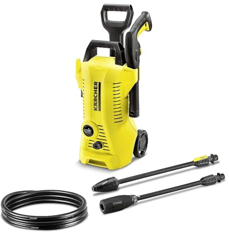 Kärcher K 2 Power Control pressure washer, pressure: max. 110 bar, flow rate: 360 l/h, area coverage: 20 m²/h, water filter, weight: 4.0 kg, high-pressure hose and gun, dirt blaster, spray lance