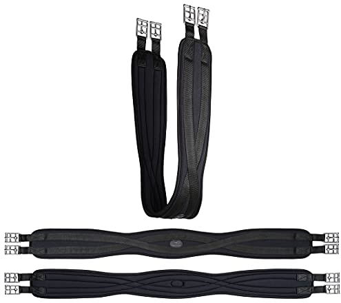 Equinate Sattelgurt Amigo ohne Elastik mit Memory Foam anatomisch Langgurt 120cm