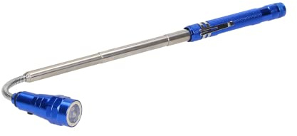Virone WL-9 Flexibel LED-Ficklampa Med Magnet Och Böjt Huvud 17-57 Cm 3 Lysdioder 4 X Lr44 (ingår)