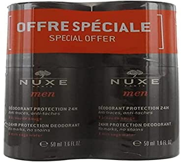 Nuxe Men Deodorant Protection 24H set med 2 x 50 ml