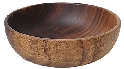 Altsuceser Ensaladera de madera, cuenco de madera para servir, cuenco de mezcla de ensalada, cuencos grandes para frutas, cereales o pasta, cuencos de ensalada grandes, cuencos de madera para