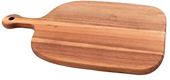 Point-Virgule Servierbrett mit Griff, Küchenzubehör, aus Akazienholz, 40x25,4x1,5cm
