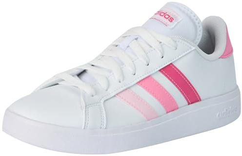 adidas Damen Grand Court Base 2.0 Shoes, Cloud white/bliss pink/clear pink, 38 2/3 EU