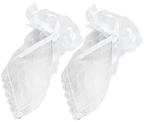 RORPOIR 1paar Fingerlose Hochzeits-rückenhandschuhe Spitze Für Bräute Elegantes Accessoire Für Hochzeiten Partys Und Spezielle Anlässe Leicht Und Atmungsaktiv
