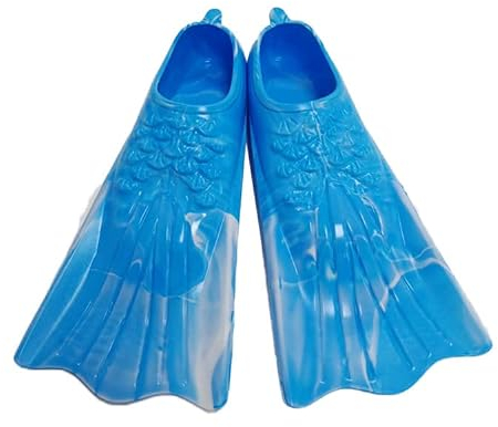 Aletas de Buceo Aletas Cortas Coloridas for Nadar, Aletas de Sirena divididas for Adultos, Suministros de Buceo Ligeros, Equipo de natación de Estilo Libre ( Color : 1pair-03 , Size : XS EUR(29-32) )