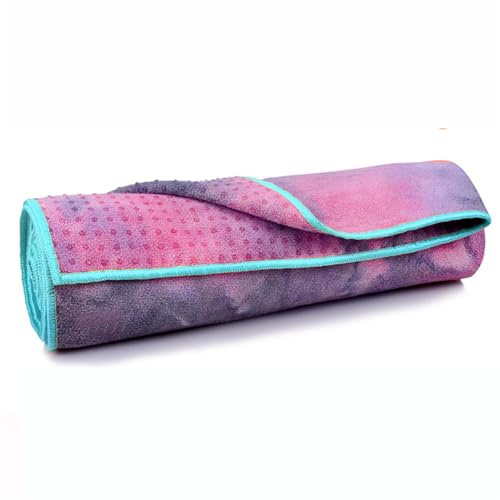 Morbuy Mikrofaser Hot Yoga Handtuch, Yoga Mat 183x66cm rutschfest Fitnesstuch Weich Atmungsaktiv Antirutsch Yogatuch Gilt für Fitness Ausbildung