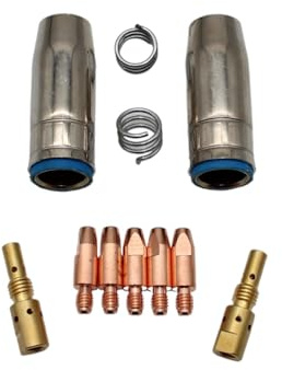 Verschleißteile Set MB25/250 M6 0,8 Stromdüse, Gasdüse, Düsenstock MIG/MAG STM Der Meisterladen
