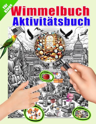 Wimmelbuch Aktivitätsbuch: Spaßbuch für die ganze Familie: Such- und Findebuch : Wimmelbuch für Kinder | Versteckte-Objekte-Rätselbücher für ... für Erwachsene, Jugendliche, Kinder