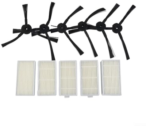 11PCS Replacement Parts for for SilverCrest for SSR 3000 A1 Robotic Vacuum Cleaner, 5 and 6 Side Brushes