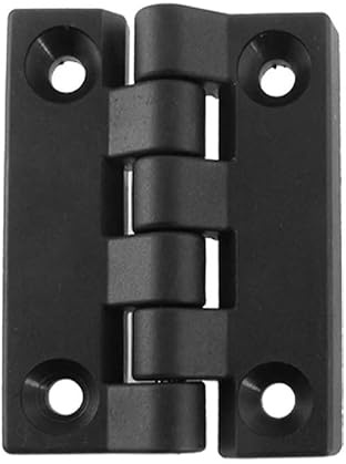 1 charnière pliante en nylon et plastique 100 x 80 mm for boîte en bois, meuble, armoire électrique, matériel noir
