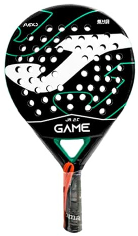 Joma Pádel Pala Game Junior, Negro Turquesa