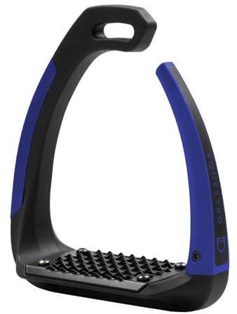 EQUESTRO Staffe di sicurezza con braccetto in silicone Supernova SODALITE BLUE