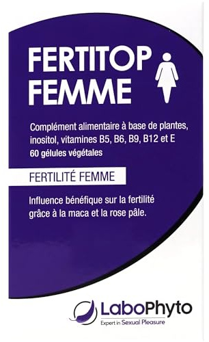 Labophyto FertiTop Women Fertility (60 Kapseln) fördert die weibliche Fruchtbarkeit und hilft dem hormonellen Ausgleich mit essenziellen Vitaminen und pflanzlichen Extrakten