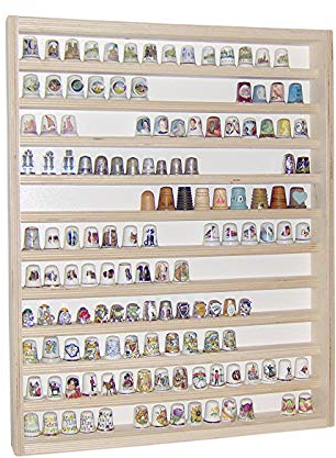 Setzkasten mit Scheibe Fingerhut Sammlervitrine Kleine Figuren (v-75) Spur H0 N B 41 H 52 T 5 Mit Zwei Plexiglasscheiben Schaukasten Figuren-Sammelvitrine Birke