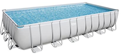Bestway 56475-19 - Piscinas rectangulares, Color Gris