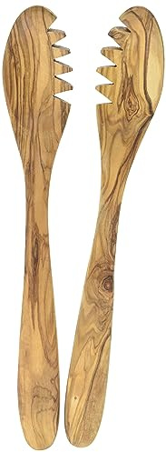 Kora Salad Servers, Olive Wood