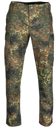 Mil-Tec US BDU Feldhose R/S 'Slim Fit' für Herren • Ripstop Cargohose mit Knie- & Gesäßverstärkung • Verstellbarer Bund & Beinabschluss • Outdoorhose aus 100% Baumwolle für Arbeit & Freizeit