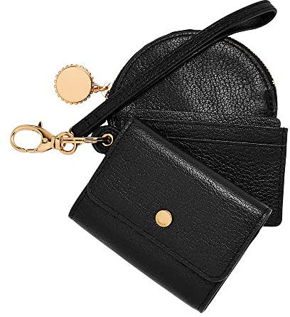 Fossil Damen Rio Wristlet, Schwarz, 10.0076 cm x 2.54 7.62 EU